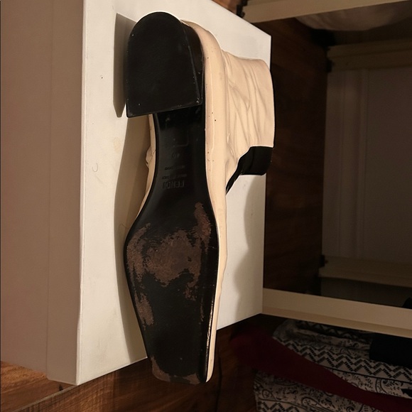 Fendi Black and Cream Go-Go Style Boots - Picture 5 of 6